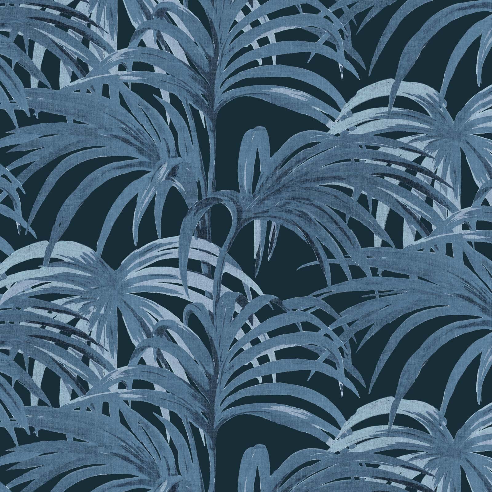 PALMERAL Wallpaper - Midnight and Azure