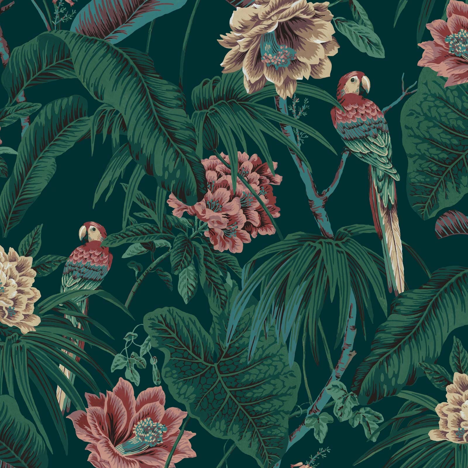 PARADISA Wallpaper - Spruce Green