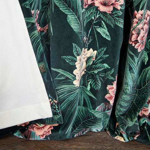 PARADISA Velvet Curtain - Spruce Green secondary image