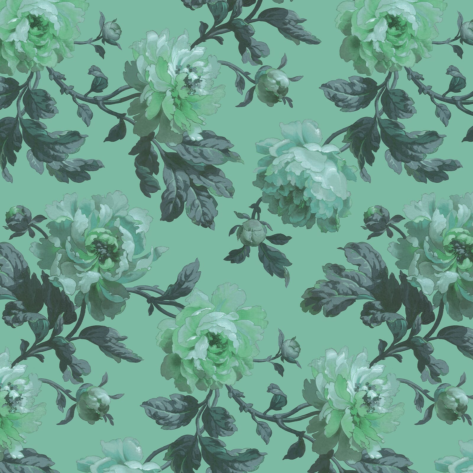 PEONEDEN Wallpaper - Absinthe