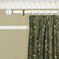 PERSEPHONE Jacquard Curtain - Verdigris