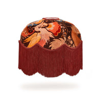 PHANTASIA Velvet Tilia Lampshade - Selenite Orange