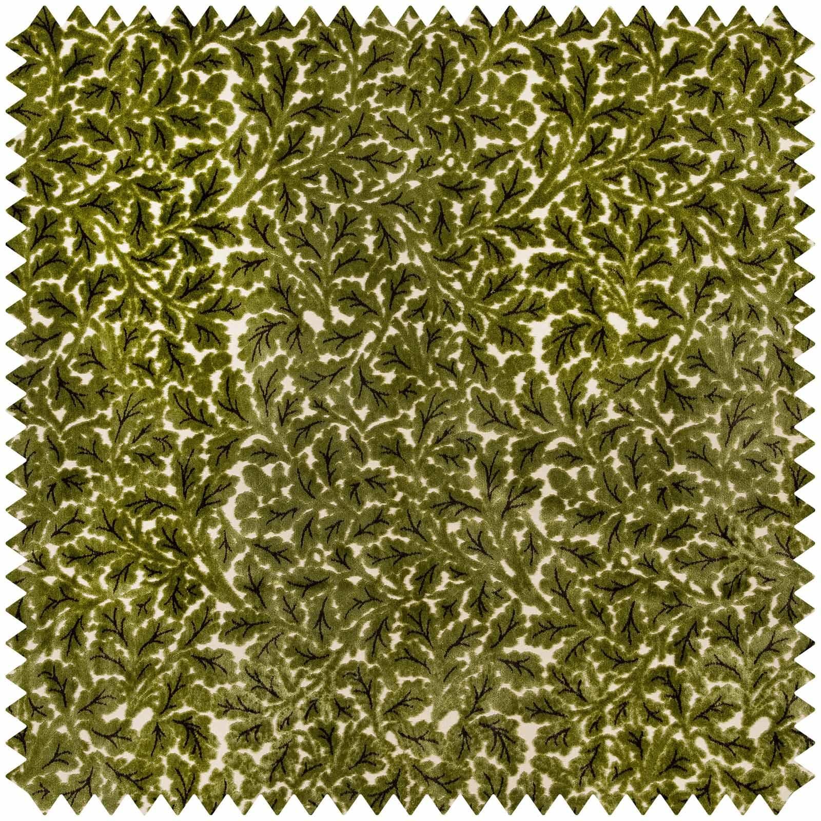 QUERCUS Velvet Jacquard Sample - Evergreen