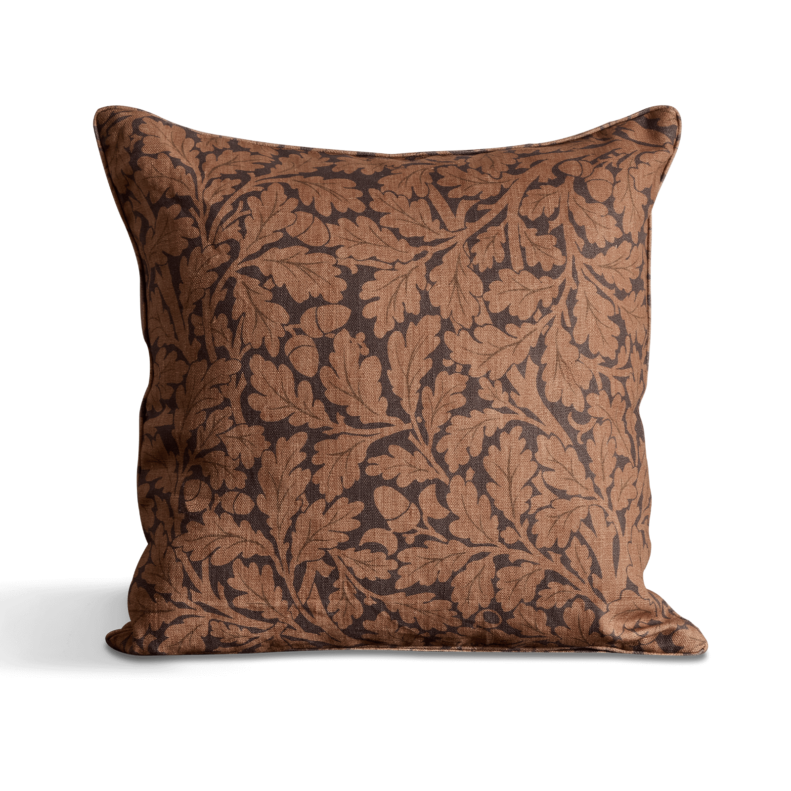 QUERCUS Linen Cushion - Aubergine
