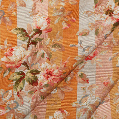 RAINBOW ROSE Cotton Linen Blind - Dusk Stripe secondary image