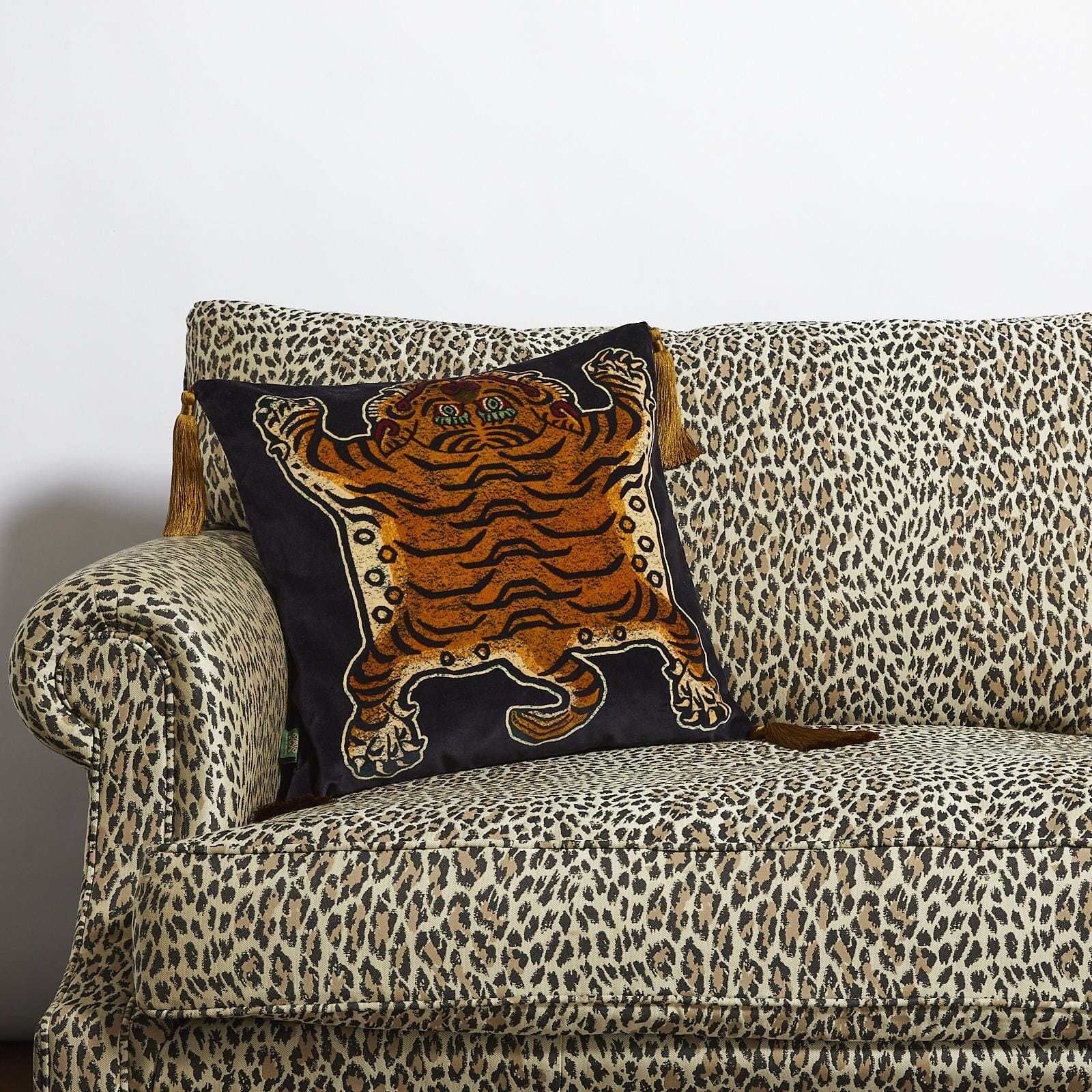 枕カバーセット Fab the Home】シックストライプ 枕カバー 50×70cm用 先染