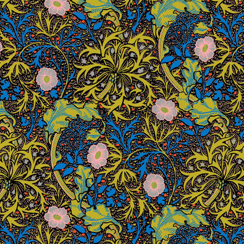 SEAWEED Wallpaper - Lime Sample