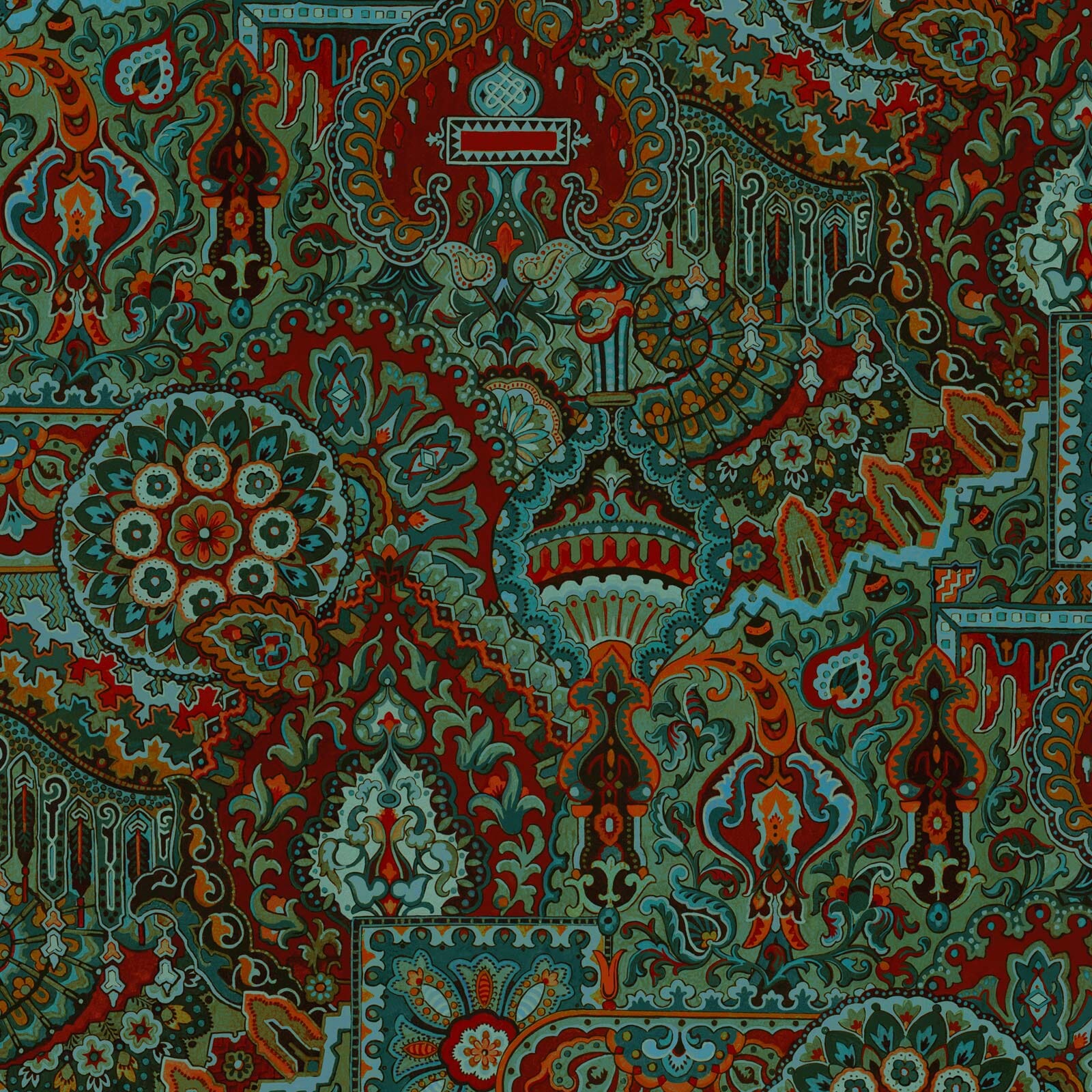 SHAMBALA Wallpaper - Emerald