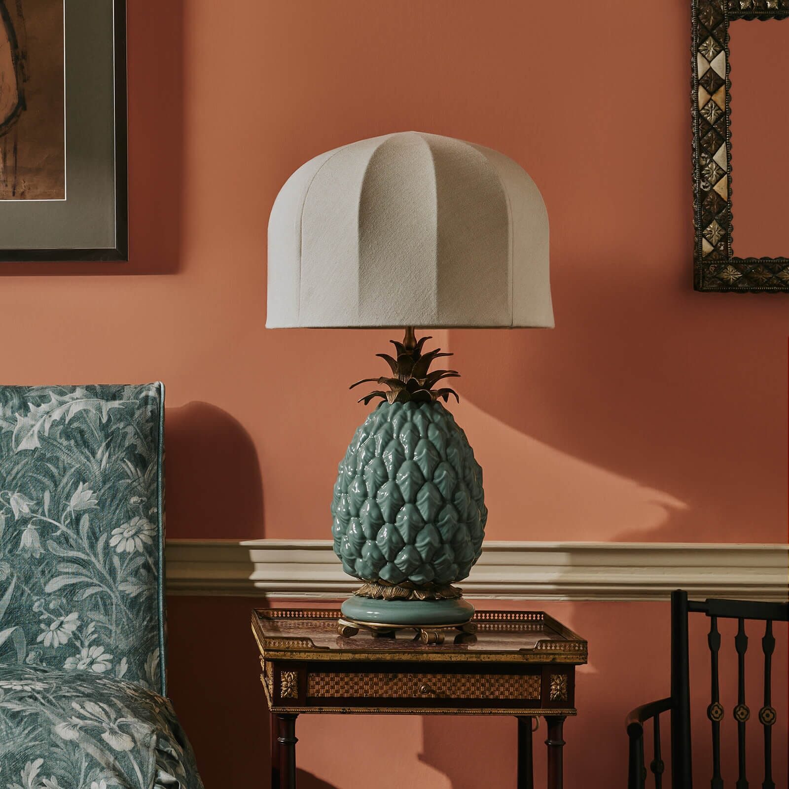 ANANITO Pineapple Lampstand - Verdigris