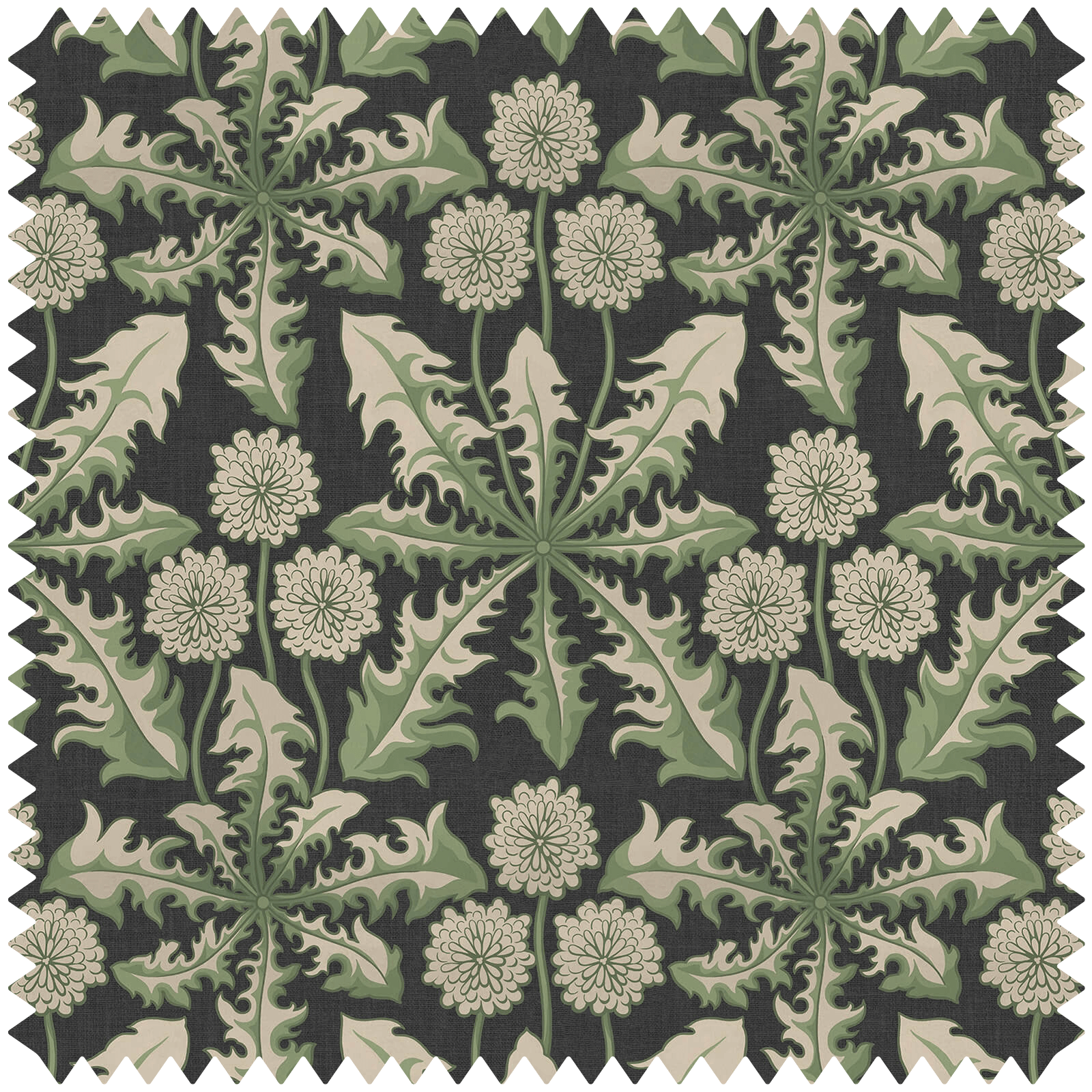 TARAXA Cotton Linen - Noir Sample