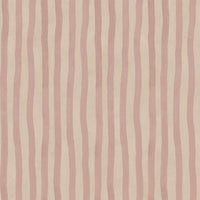 ARTIST'S STRIPE Wallpaper - Sakura & Astrantia Sample