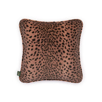SAVANNA Velvet Medium Piped Cushion - Cosmos
