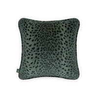 SAVANNA Velvet Medium Piped Cushion - Lobelia