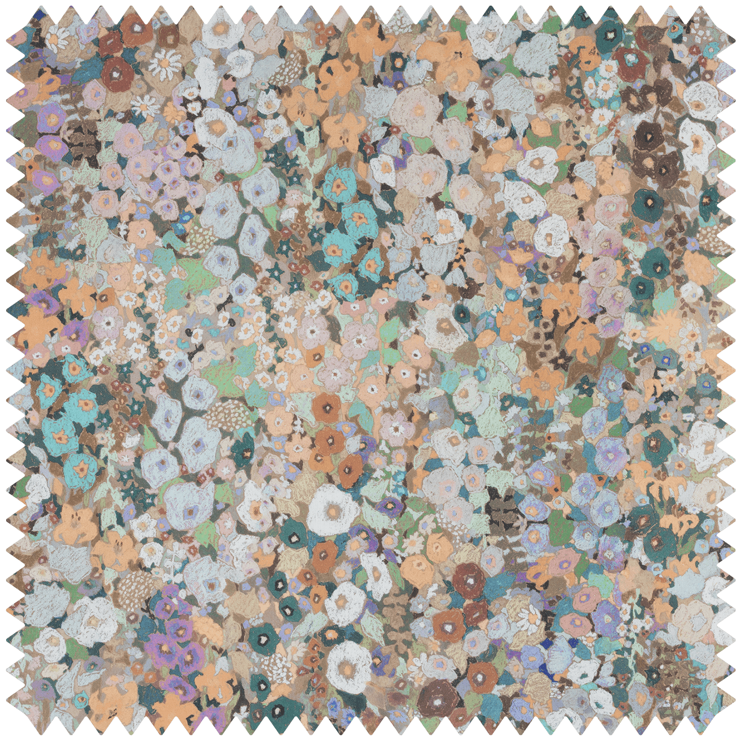 a colorful flower pattern