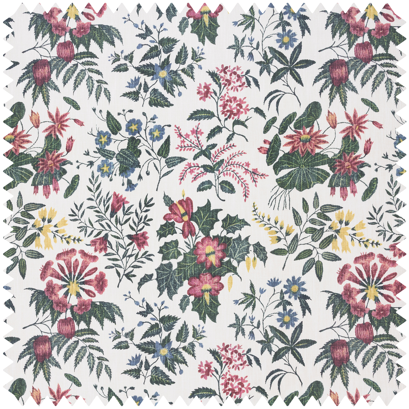 a fabric with flowers on it
