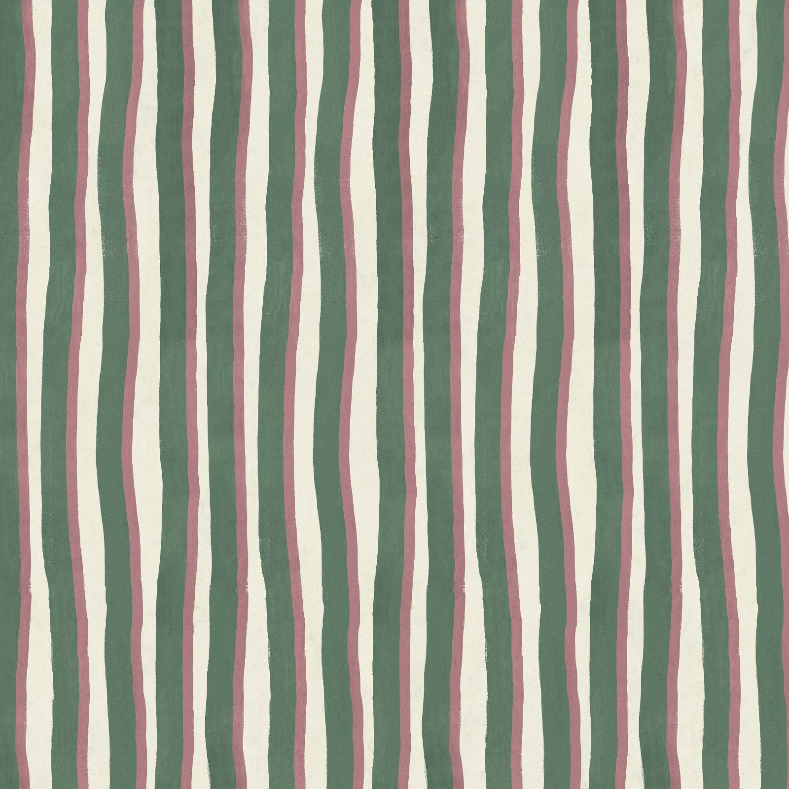 a green and pink striped fabric
