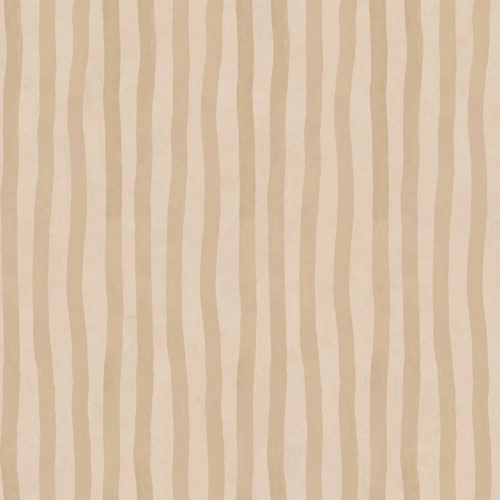 a tan and white striped wallpaper