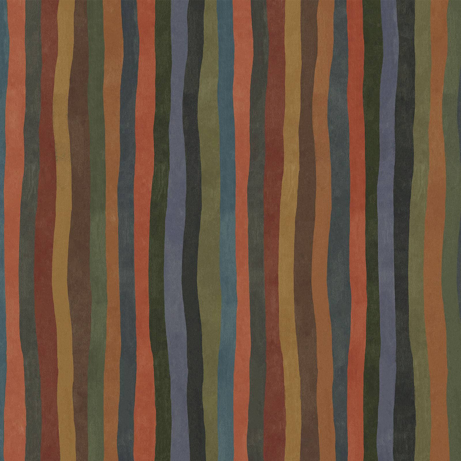 a colorful striped pattern on a surface