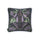 TARAXA AMPHIBIA Hemp Medium Piped Cushion - Noir