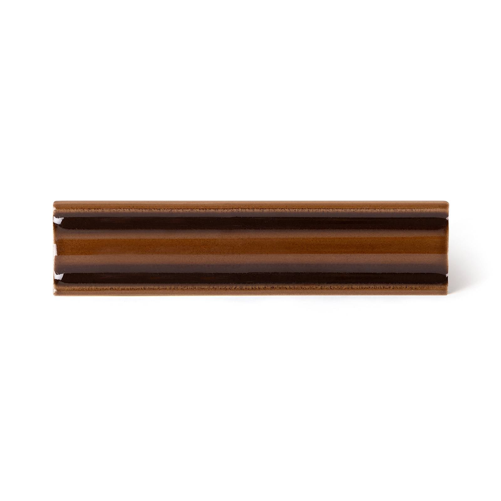 a chocolate bar on a white background