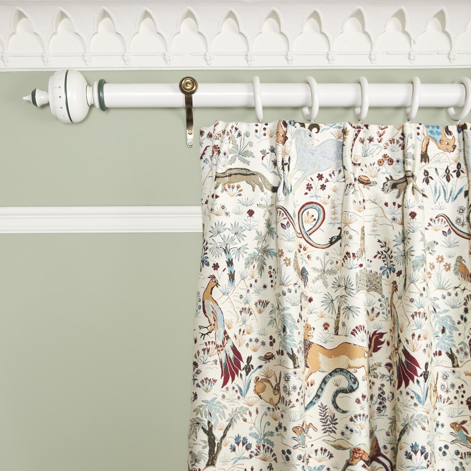 TREMATONIA Jacquard Curtain - Ecru
