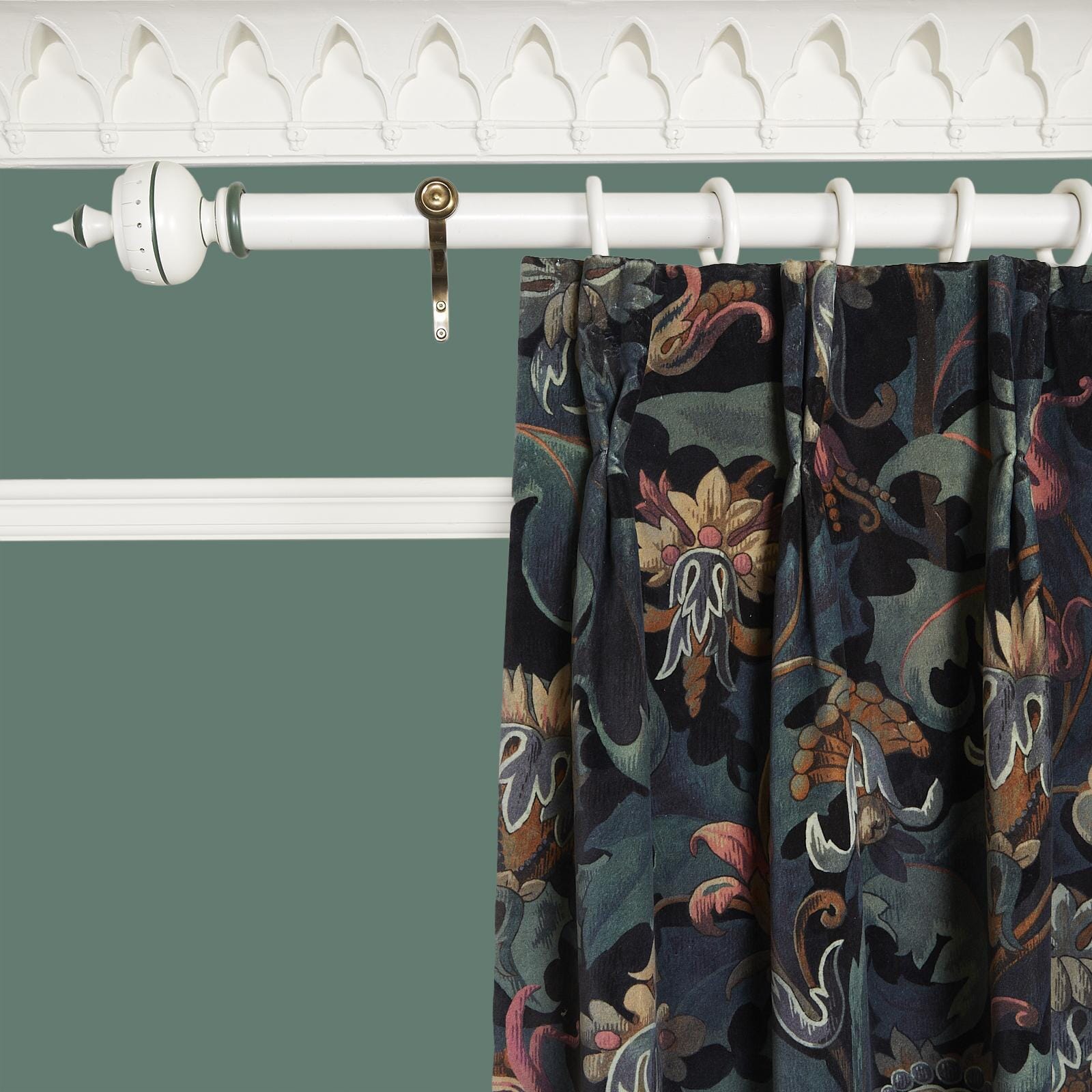 VESPERTINE Velvet Curtain - Apatite