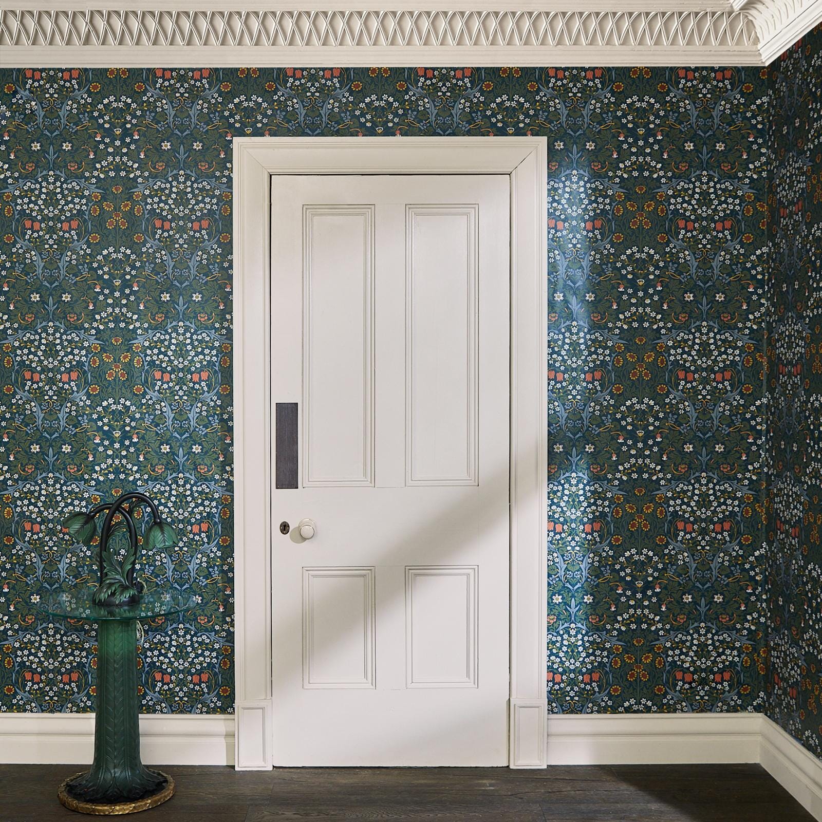 BLACKTHORN Wallpaper - Billiard Green
