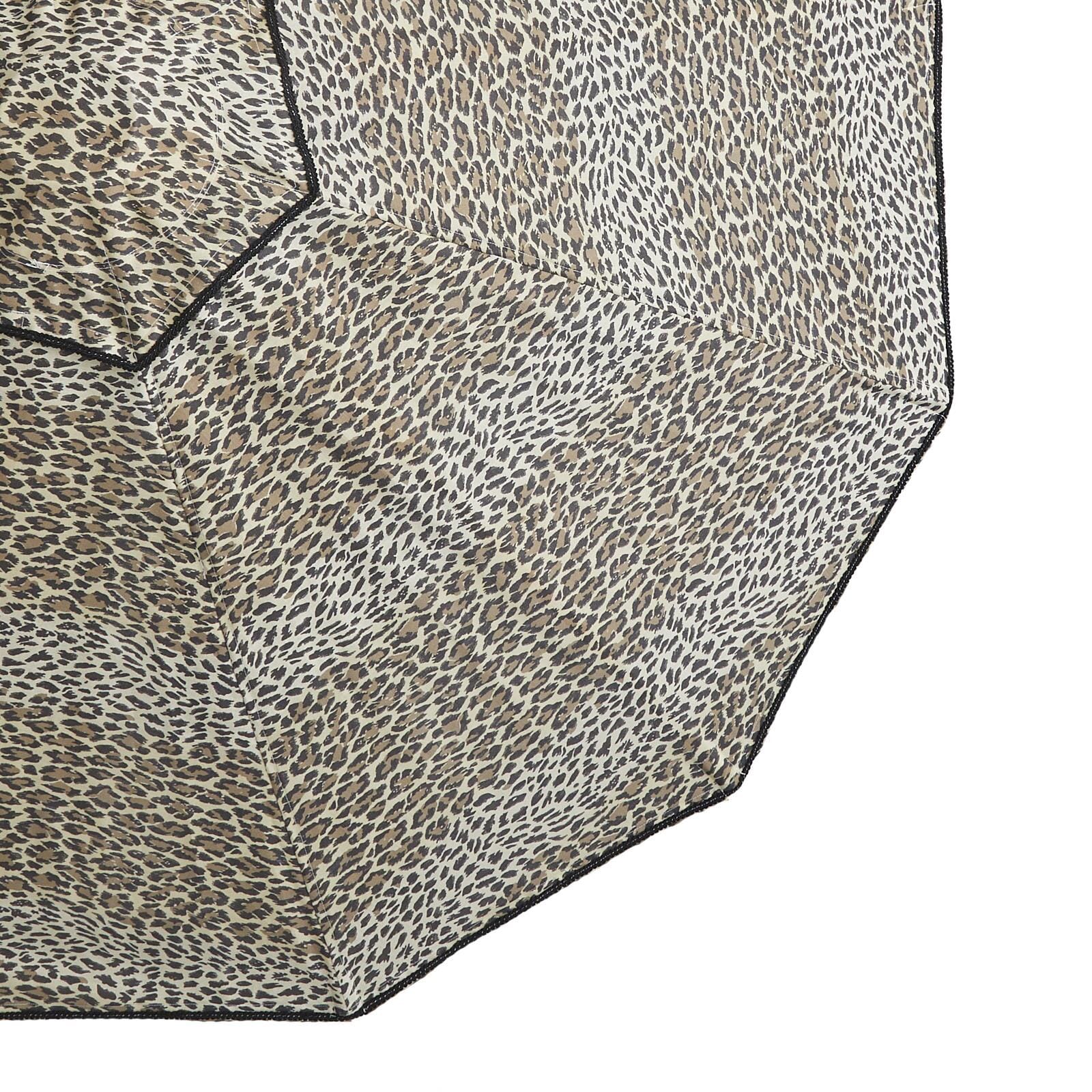 leopard print patio umbrella House of Hackney Gold Animal WILD CARD