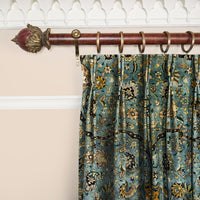 ZANJAN Velvet Curtain - Sapphire