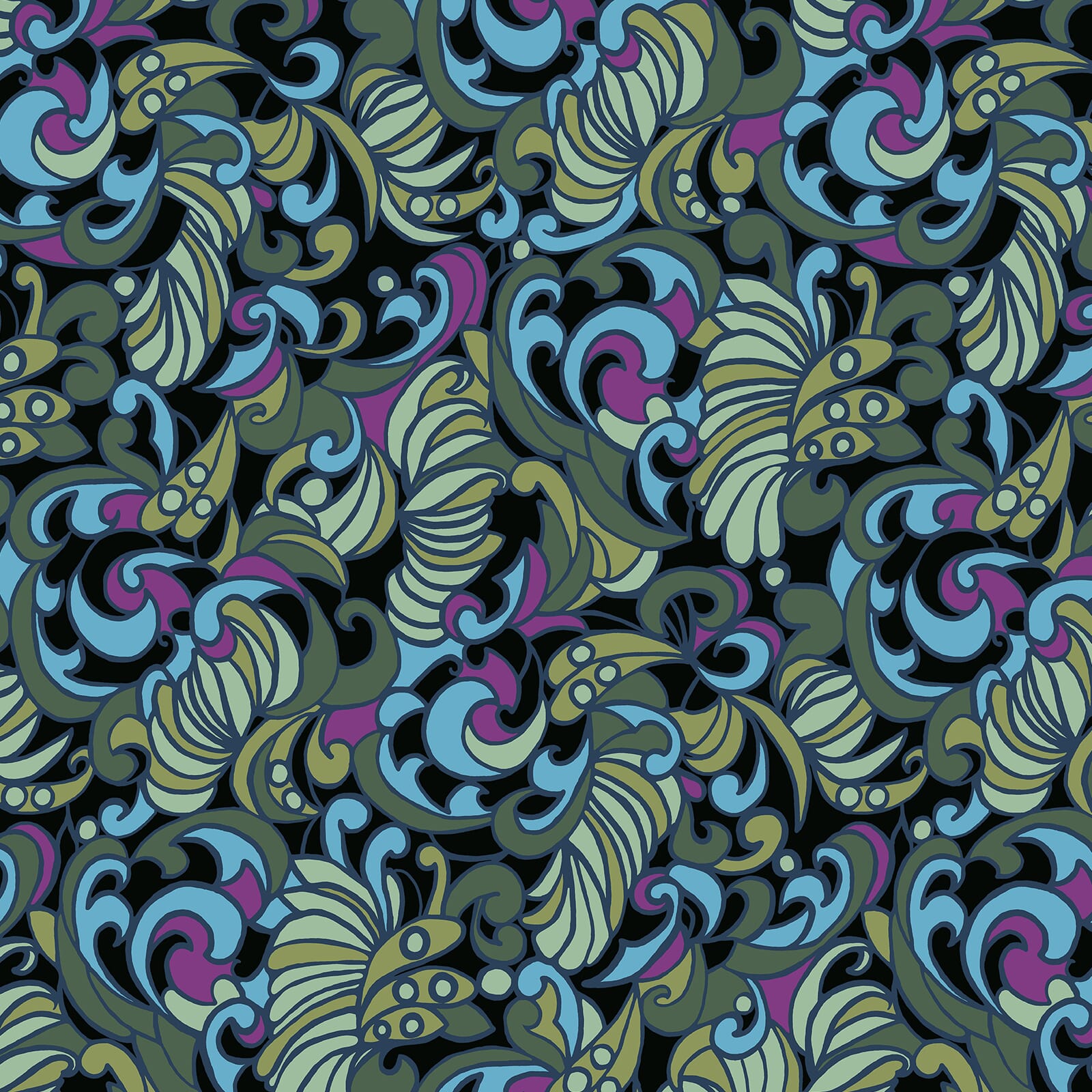 ZENNOR Wallpaper - Ocean